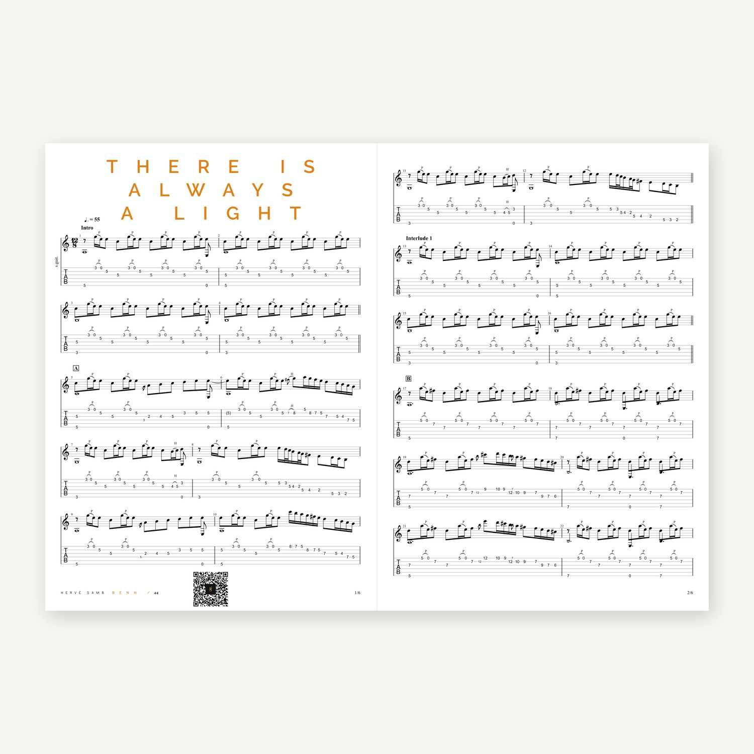 BENN — Sheet Music Book (signed colour edition) - Image 2
